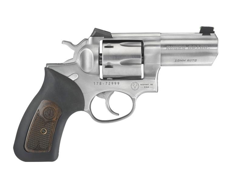 Ruger GP100 Wiley Clapp 10mm 3' SS Revolver