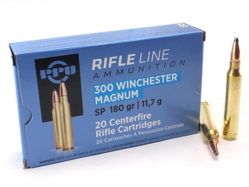 PPU 300 Win Mag 180gr Soft Point 20rd