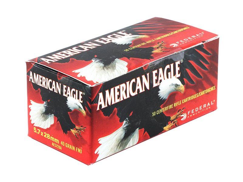Federal AE 5.7x28mm 40gr Speer FMJ 50rd