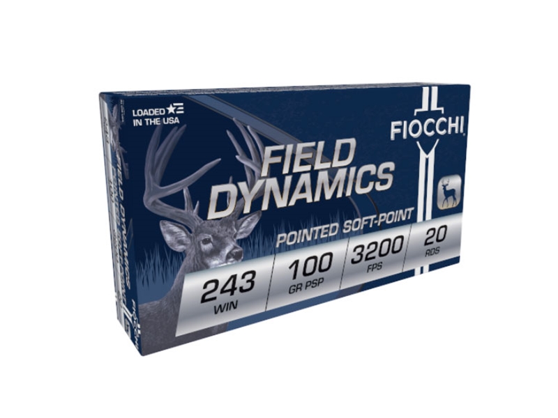 Fiocchi Field Dynamics .243 Win 100gr PSP 20rd