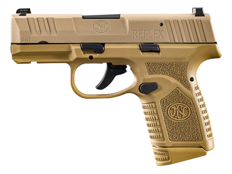 FN Reflex 9mm 3.3' 11rd Pistol, FDE