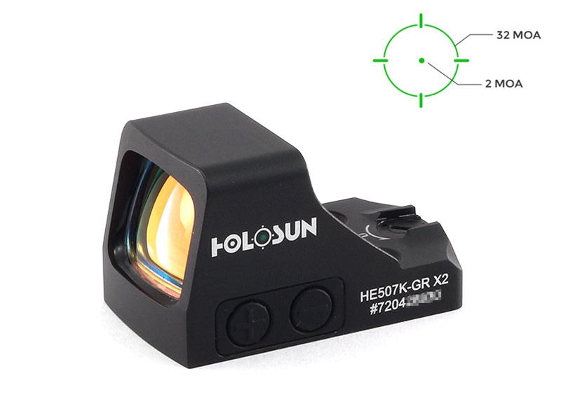 Holosun HE507K-GR X2 MRS Green Dot Sight, 'K' Footprint