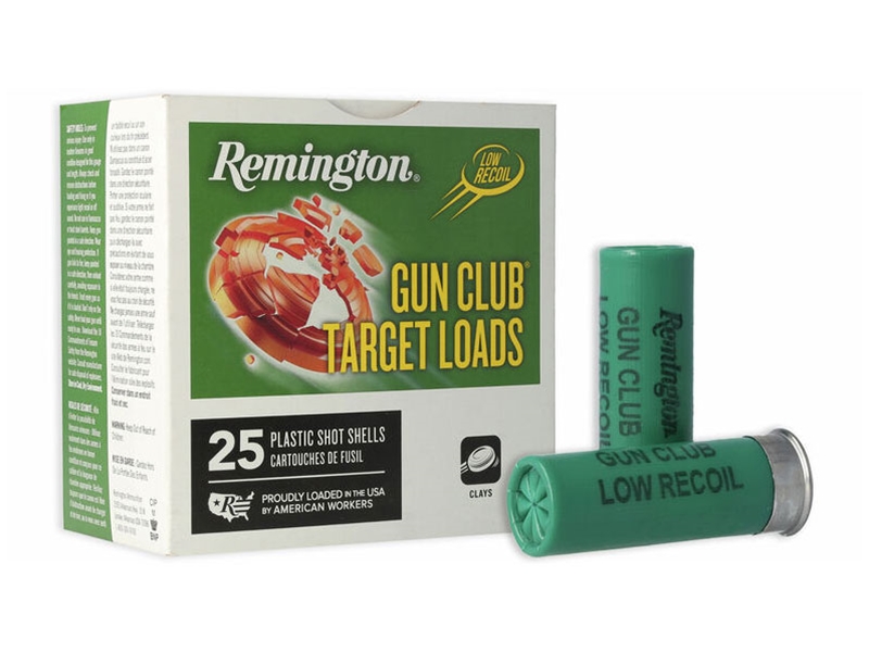 Remington Gun Club 12GA 2.75' 1 1/8 oz 8 Shot 25rd