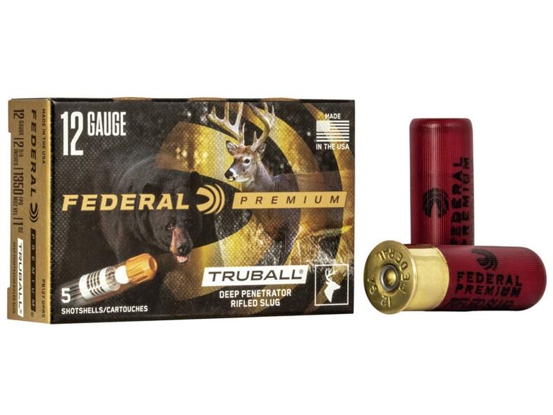 Federal Vital-Shok 12GA 2 3/4' 1oz TruBall HP Rifled Slug 5rd