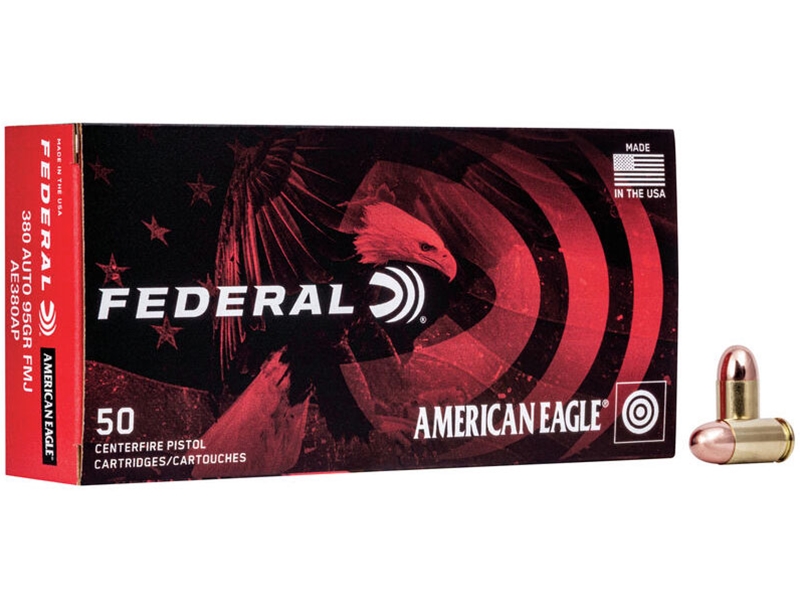 Federal AE380AP 95gr FMJ 50rd Box