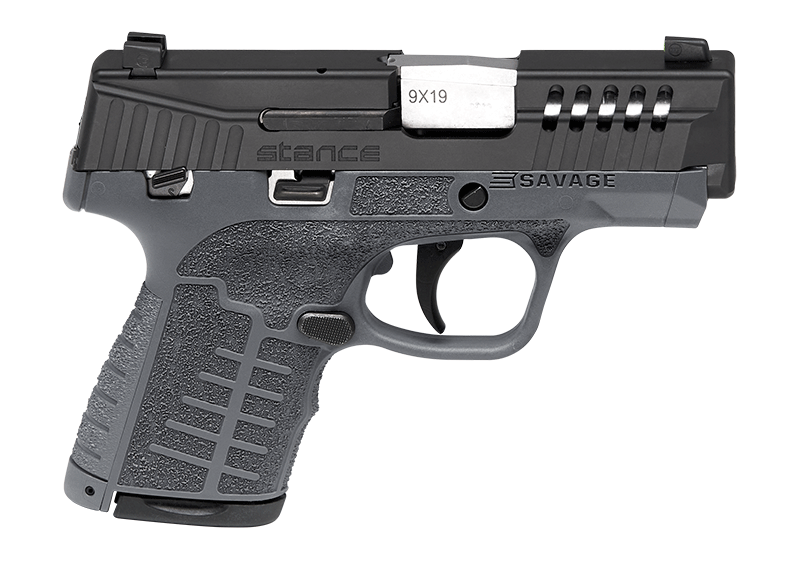 SAVAGE ARMS STANCE GRAY MANUAL SAFETY NIGHT SIGHTS