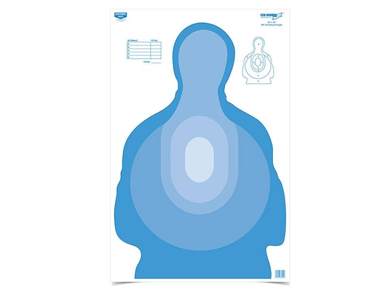 Birchwood Casey Eze-Scorer 23'x35' Transitional Blue Paper Target, 1pk