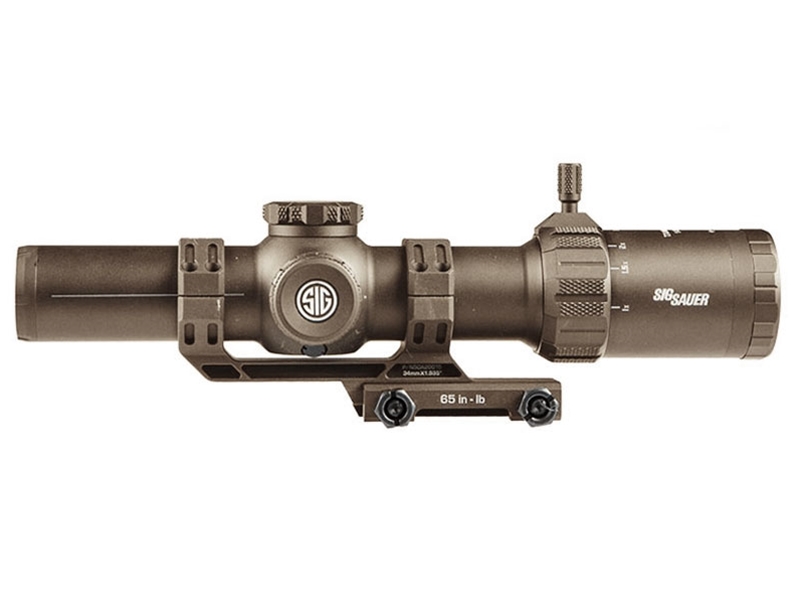 Sig Sauer Tango MSR 1-10x26mm Illuminated BDC10 FFP Reticle, Coyote