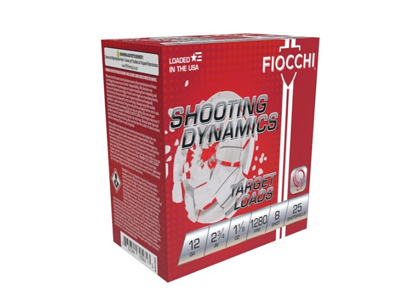 Fiocchi Shooting Dynamics 12GA 2.75' 1 1/8 oz #8 25rd
