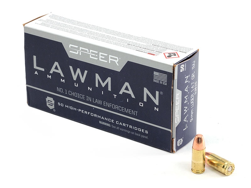 Speer Lawman 9mm 147gr TMJ 50rd