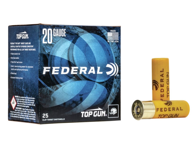 Federal Top Gun 20GA 2.75' 7/8 oz 7.5 Shot 25rd