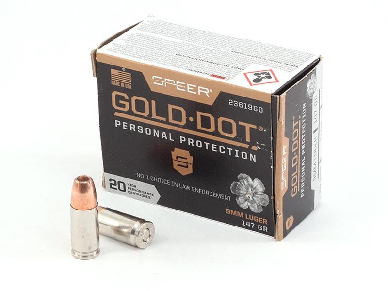 Speer Gold Dot 9mm 147gr 20rd