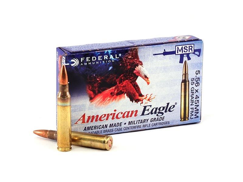 Federal 5.56mm XM193 55gr FMJ Lake City 20rd