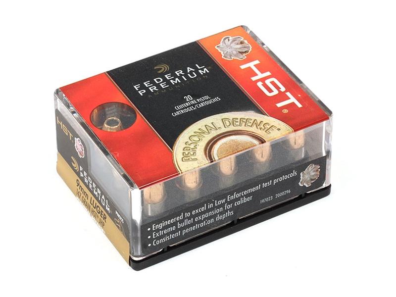 Federal Premium HST 9mm 147gr JHP 20rd