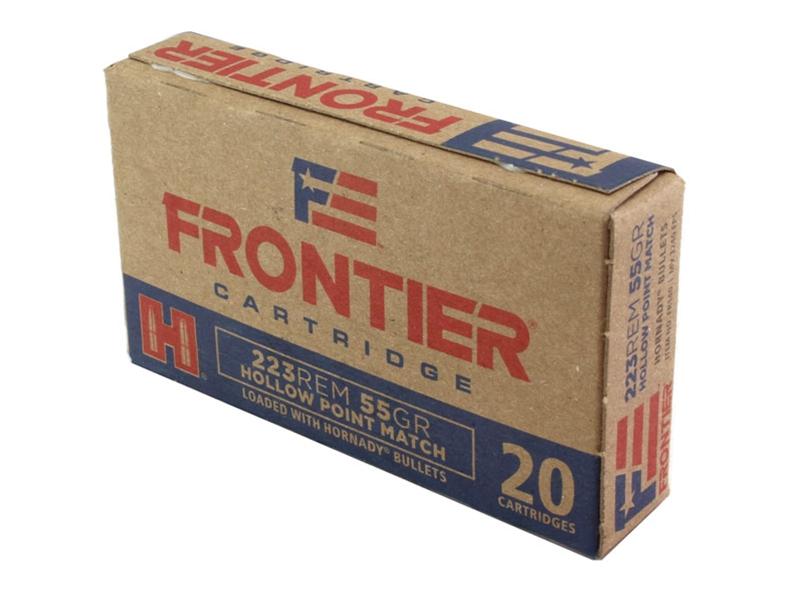 Hornady Frontier .223Rem 55gr HP Match 20rd