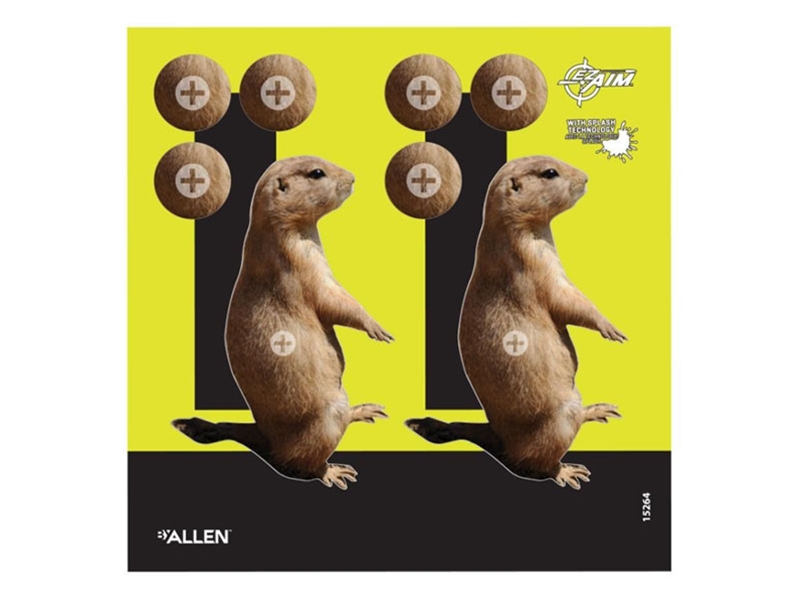 Allen EZ-Aim Non-Adhesive Splash Prairie Dog Target