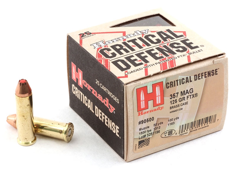 Hornady Critical Defense .357Mag 125gr FTX 25rd