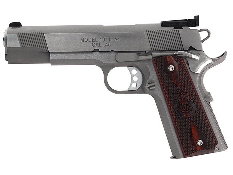Springfield CA 1911 Loaded Target .45ACP 5' 7rd Pistol, Stainless