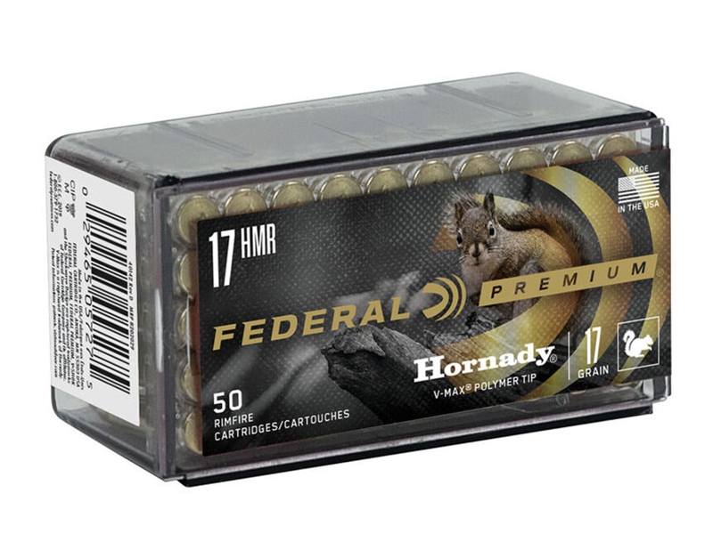 Federal Premium Varmint & Predator .17 HMR 17gr V-Max 50rd