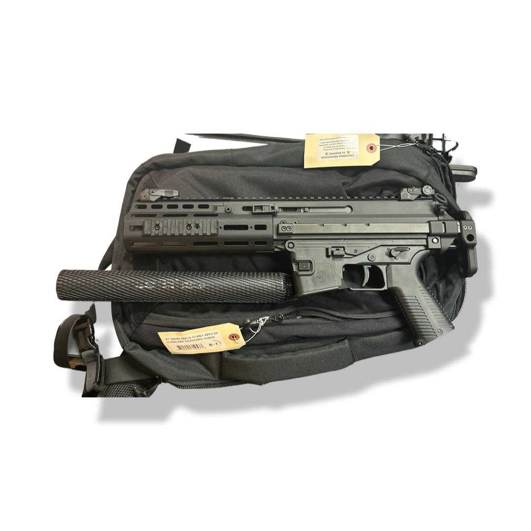 B&T APC9-SD G (Glock) SBR with Full Sized 12” SD Suppressor APC9SD