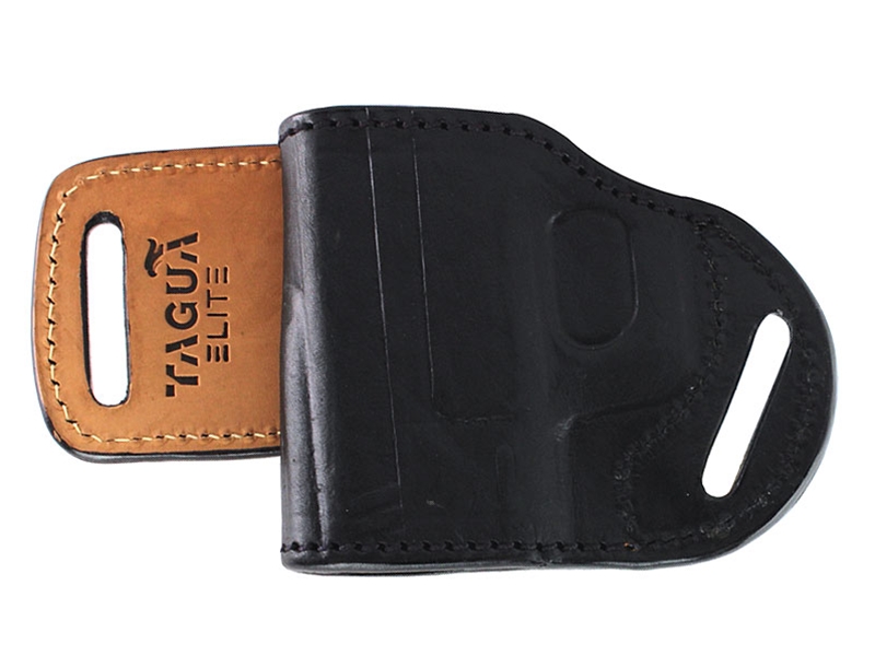 Tagua Gunleather Elite Walker Glock 9mm/.40 Sub-Compact, RH, Black
