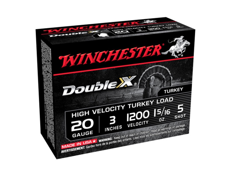 Winchester Double X 20GA 3' 1 5/16oz 5 Shot 10rd