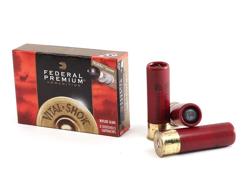 Federal Premium Vital-Shok 12ga 3' 1oz TruBall Hollow Point Rifled Slug 5rd