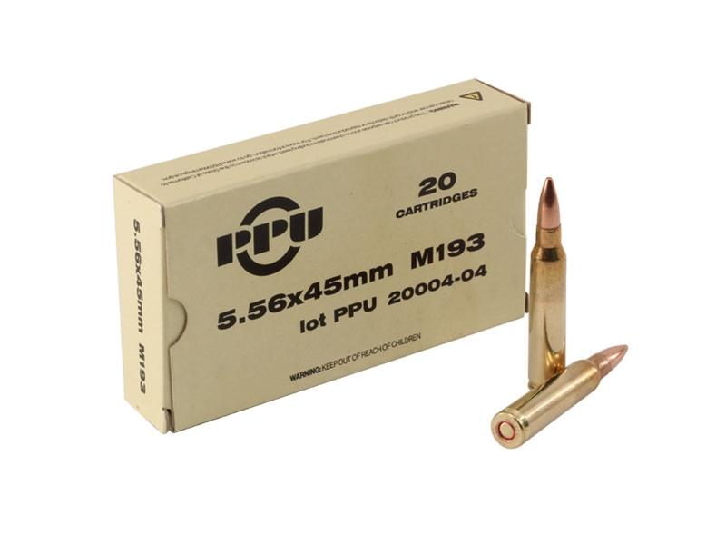 Prvi Partizan 5.56mm M193 55gr FMJ BT 20rd