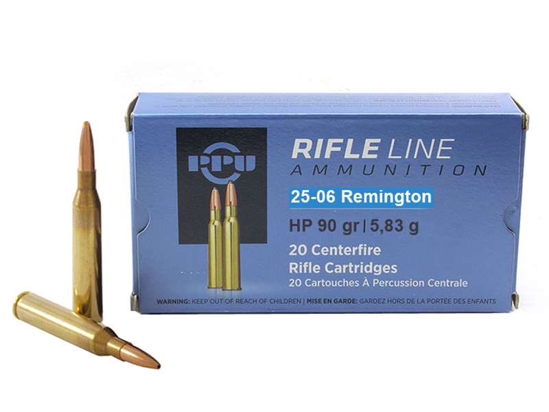 PPU Rifleline 25-06 Remington 90gr HP 20rd