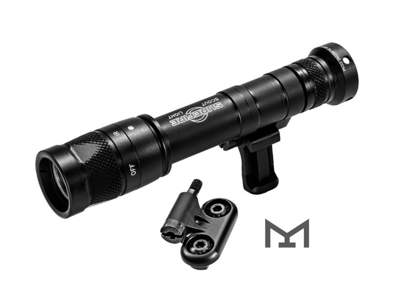 SureFire M640V Scout Pro Vampire IR/White MLok Weaponlight, Black