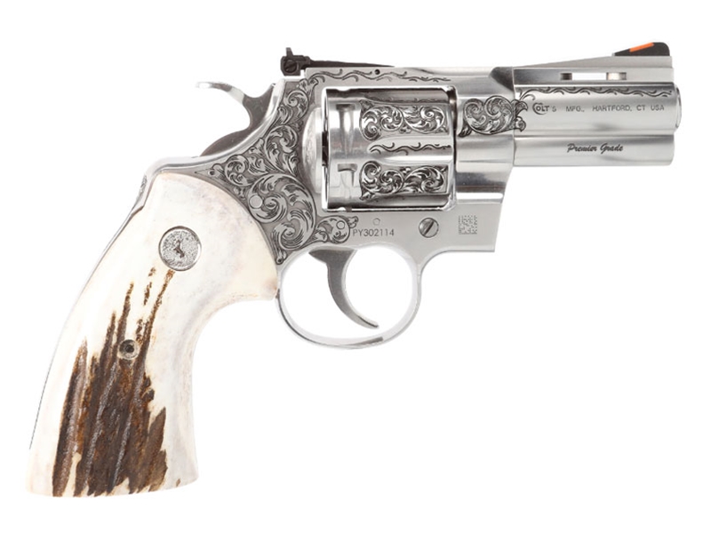 Colt Python .357Mag 3' 6rd Revolver, Tyler Gun Works Premier Grade