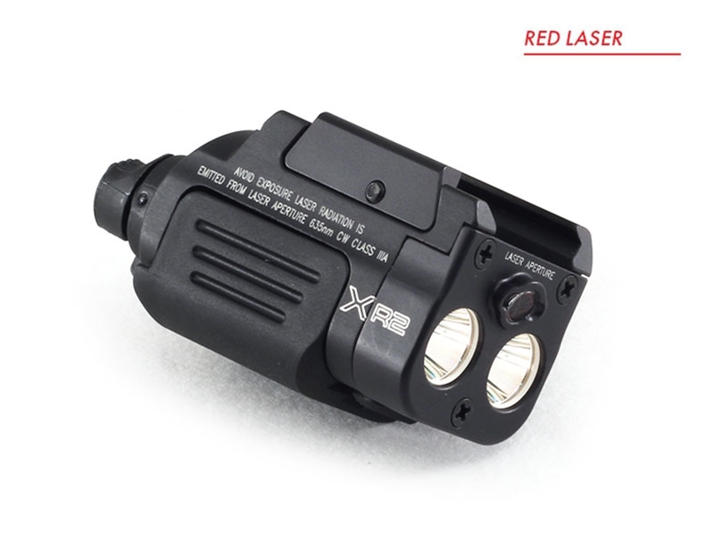 Surefire XR2 Compact Pistol Light/Red Laser - Black