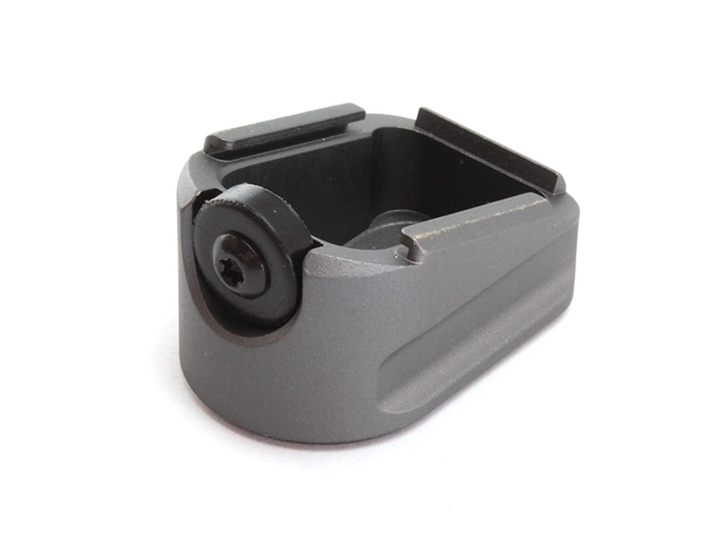 Warne CZ 75 9mm Magazine Extension, +2, Gray