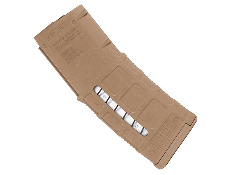 Magpul PMAG 30rd AR15 GEN M3 Magazine w/ Window, Coyote