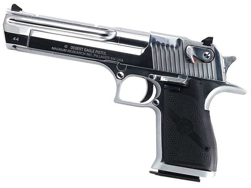 MRI CA Desert Eagle Mark XIX .44Mag 6' 8rd Pistol, Polished Chrome
