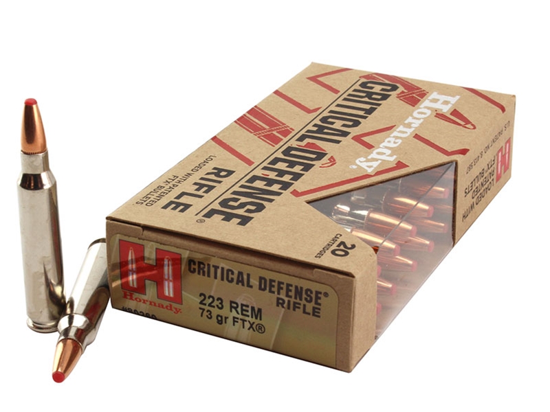 Hornady Critical Defense .223Rem 73gr FTX 20rd