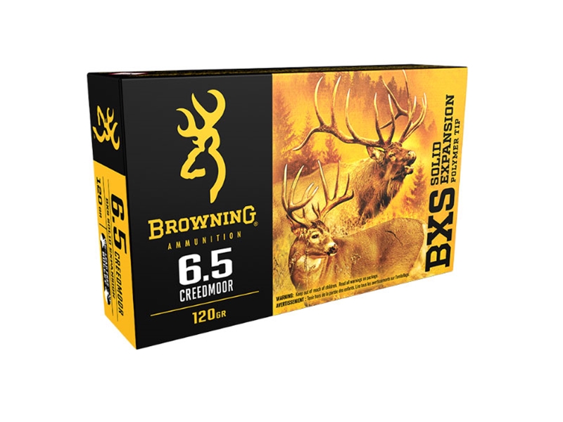 Browning 6.5 Creedmoor 120gr BXS Lead Free 20rd