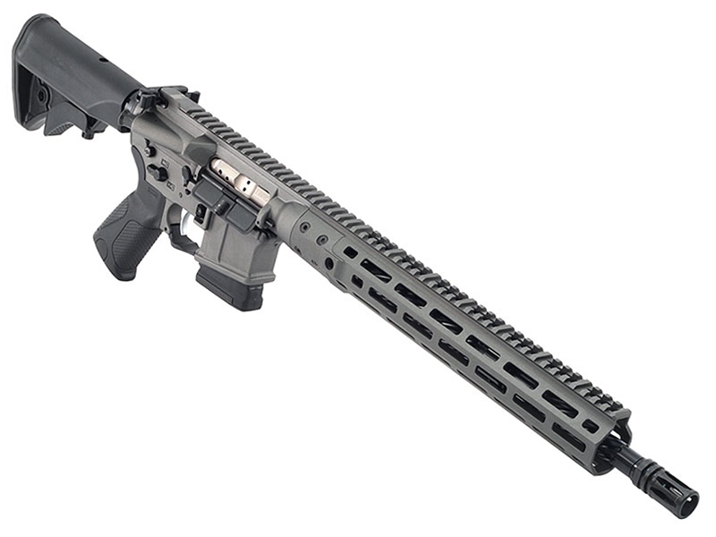 LWRC IC-DI MLOK Target Rail 5.56mm 16' Rifle, Tungsten Grey - Factory CA