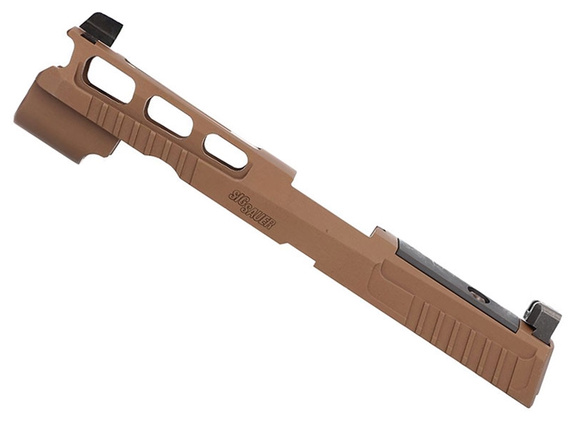 Sig Sauer P320 Pro Cut 9mm 4.7' Slide Assembly, Coyote Brown