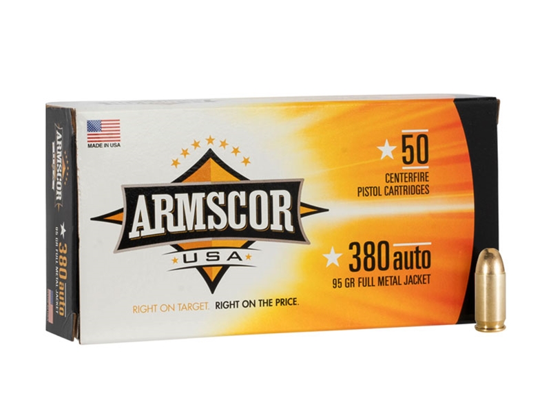 Armscor USA .380ACP 95gr FMJ 50rd