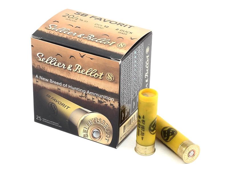 Sellier & Bellot Shotgun 20ga 2.75' 1oz #2 25rd