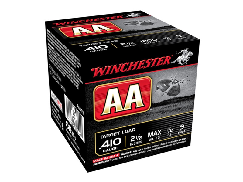 Winchester AA .410 GA 2 1/2' 1/2oz 9 Shot 25rd