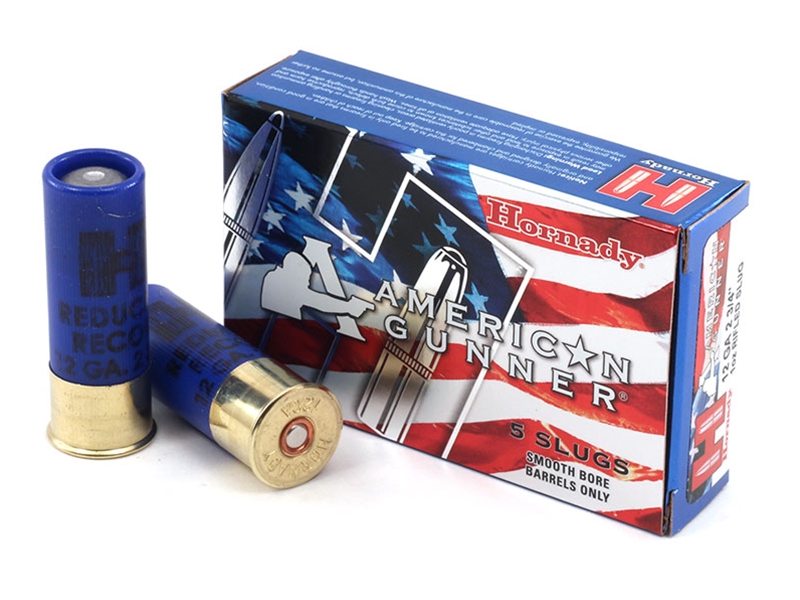 Hornady American Gunner 12GA 2.75' Reduced Recoil 1oz Rifled Slug 5rd