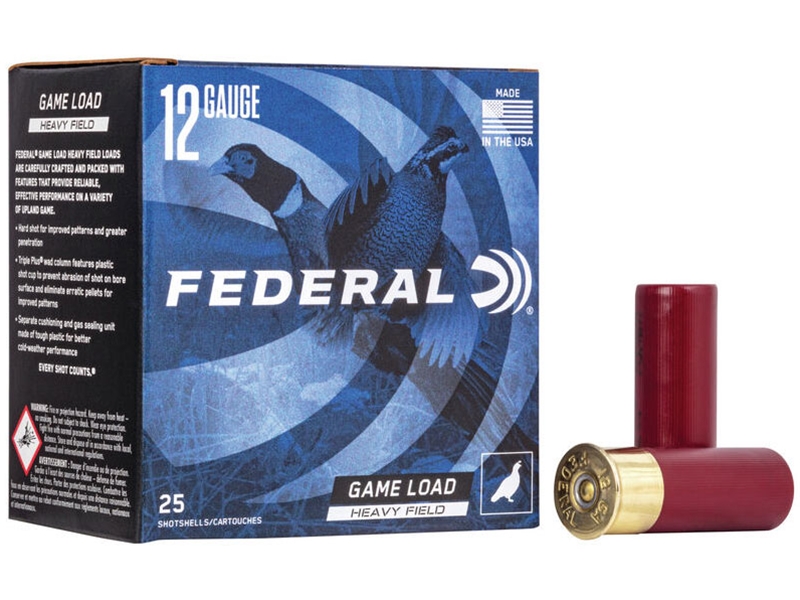 Federal Game-Shok Upland Heavy Field 12GA 2.75' 1.25oz #6 Shot 25rd