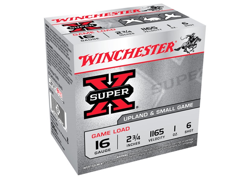 Winchester SuperX 16GA 2 3/4' 1oz #6 Shot 25rd