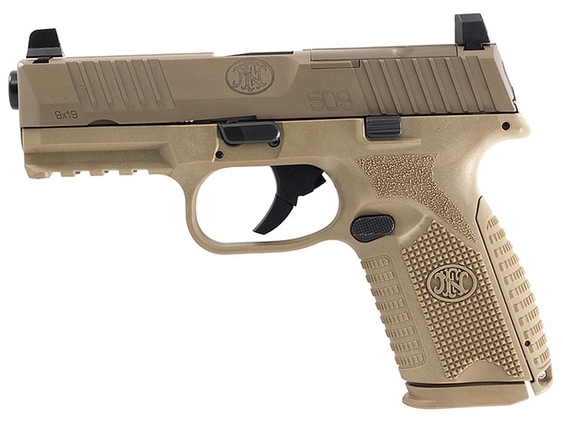 FN 509 Midsize MRD 9mm NMS FDE/FDE 4'