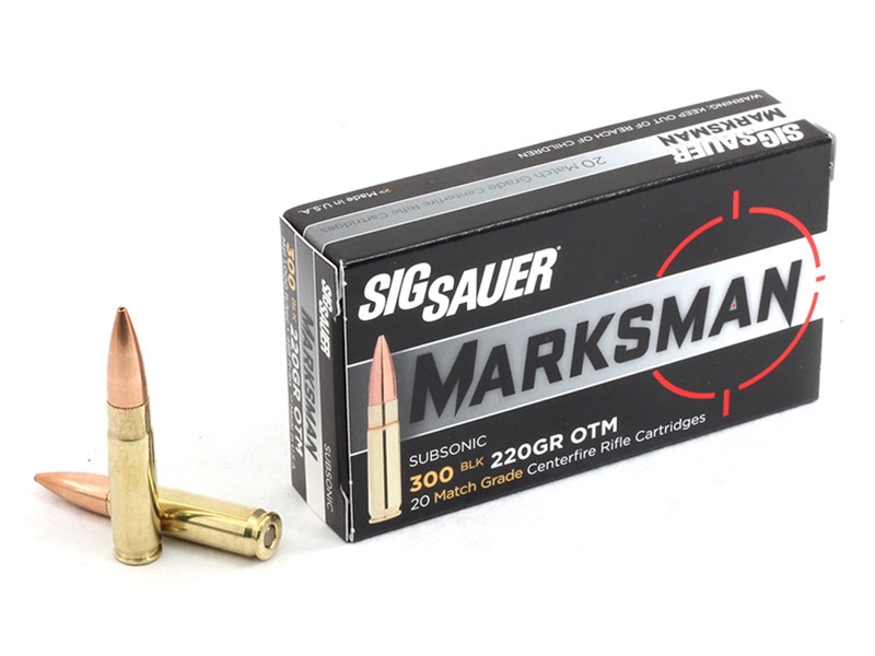 Sig Sauer Marksman Subsonic .300Blk 220gr OTM 20rd