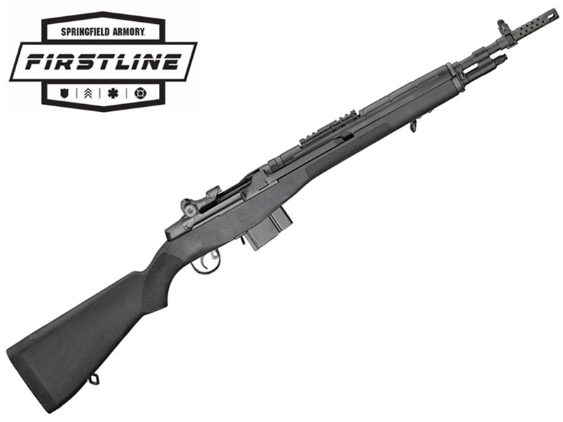 Springfield M1A Scout .308Win 18' Rifle, Black - Firstline Program