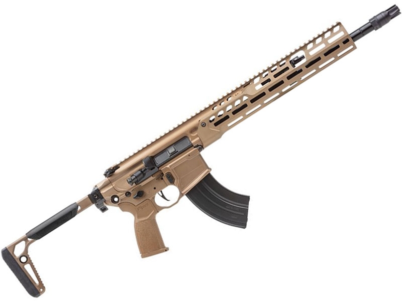 Sig Sauer MCX Spear-LT 7.62x39mm 16' Rifle - Coyote