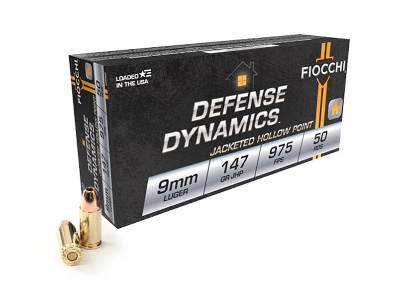 Fiocchi 9mm 147gr JHP 50rd